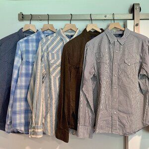 Bundle of RARE Vintage Polo Ralph Lauren Western Shirts - Large